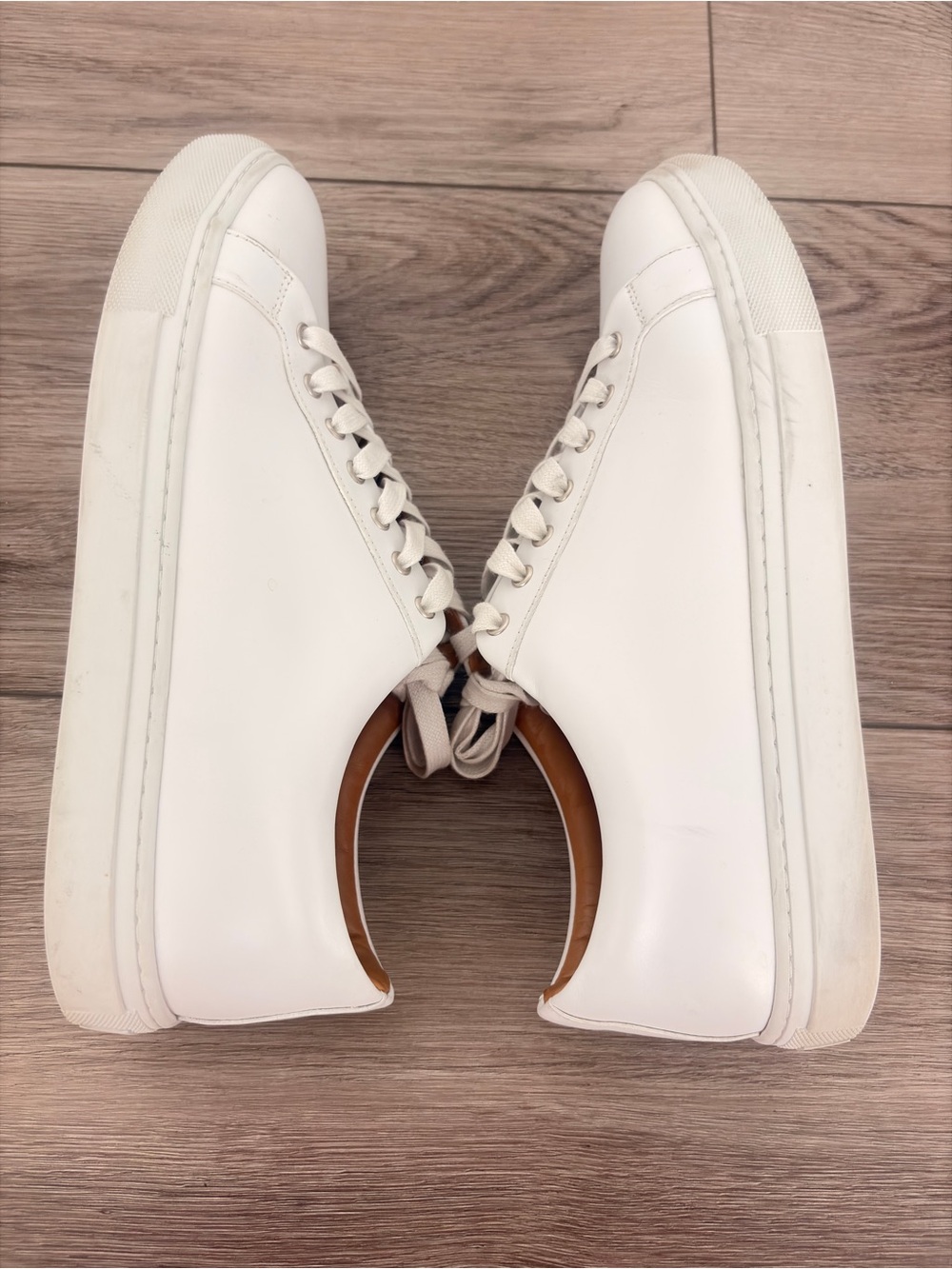 THURSDAY Boot Co Men's Everyday white leather sneakers 10 HAND MADE IN PORTUGAL - Picture 7 of 11